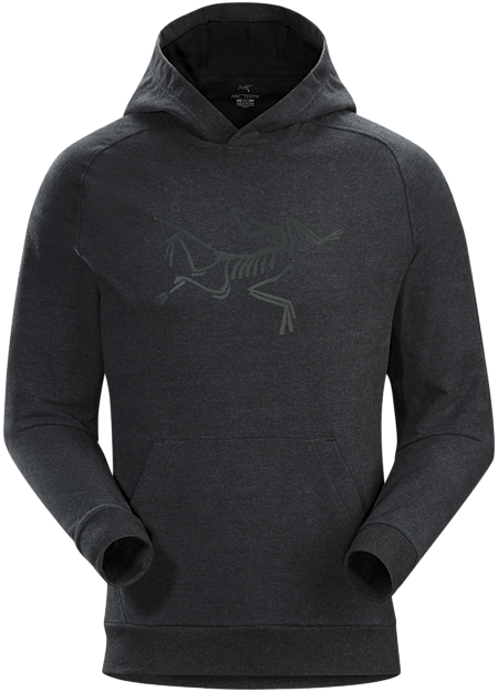 Archaeopteryx Pullover Hoody Men's New Black Heather