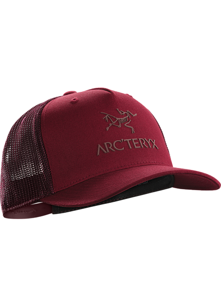 Logo Trucker Hat Red Beach
