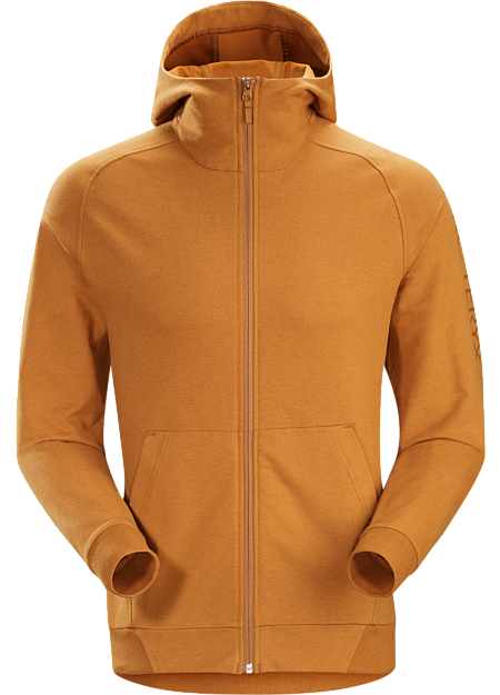 Word On End Full-Zip Hoody Men's Agra Heather