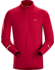 Cormac Zip Neck Shirt LS Men's Red Beach