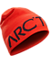Word Head Long Toque Hard Coral/Crimson