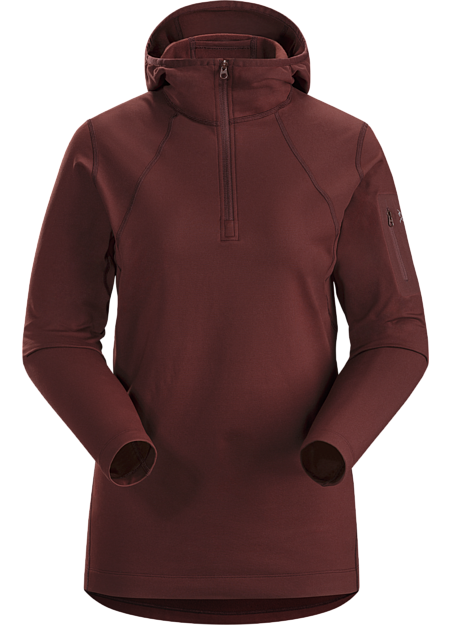 Rho LT Hooded Zip Neck Women's Flux