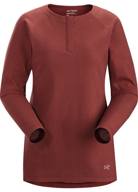 Sirrus Henley LS Women's Sequoia Heather