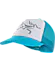 Bird Trucker Hat  Dark Firoza/Delos Grey