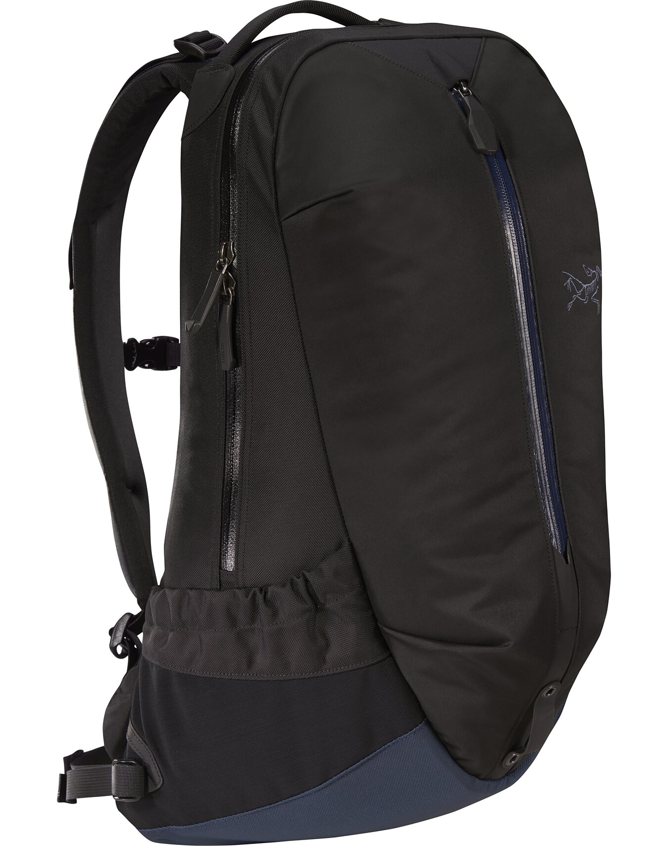 black hiking bag