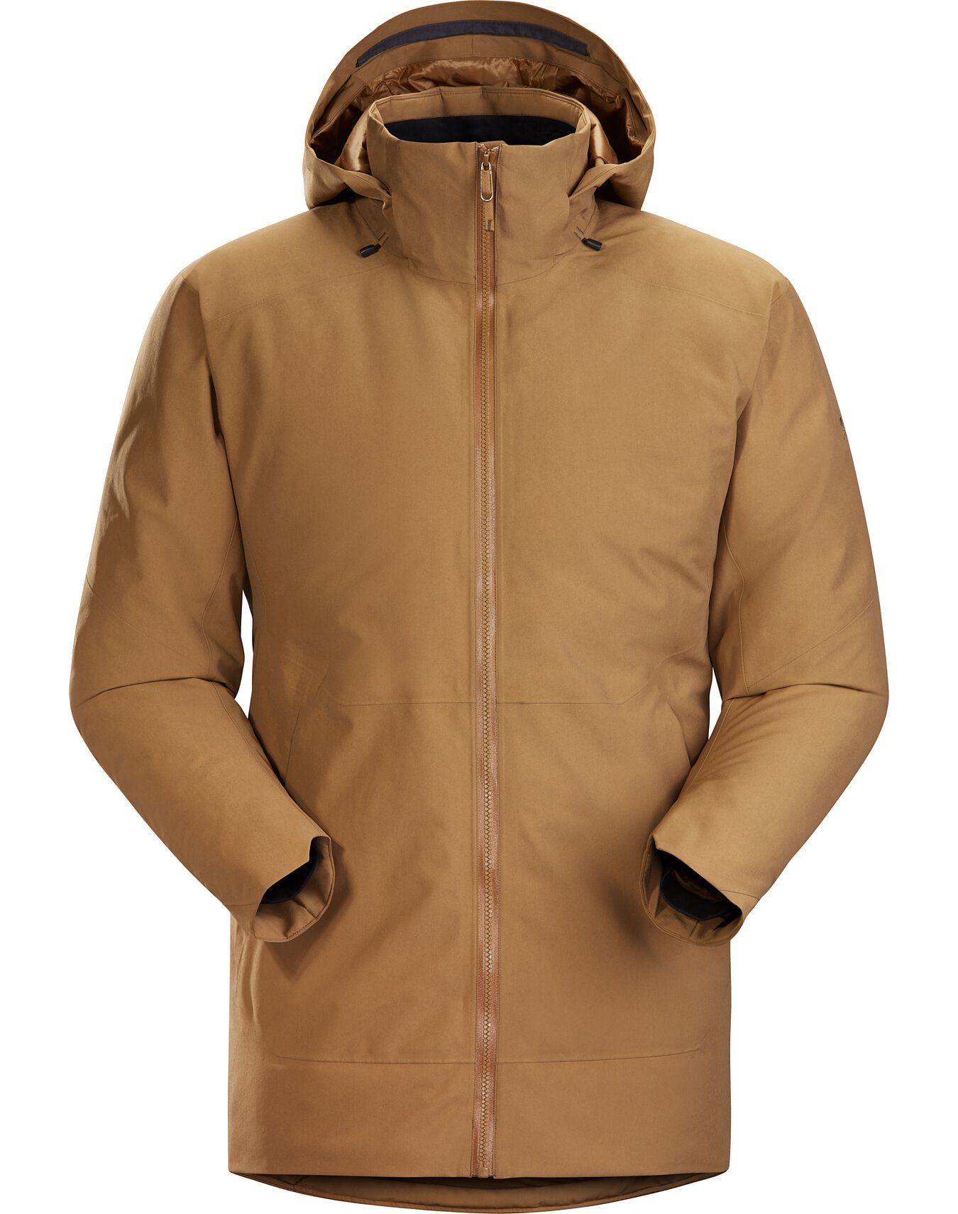 mens khaki jacket with hood