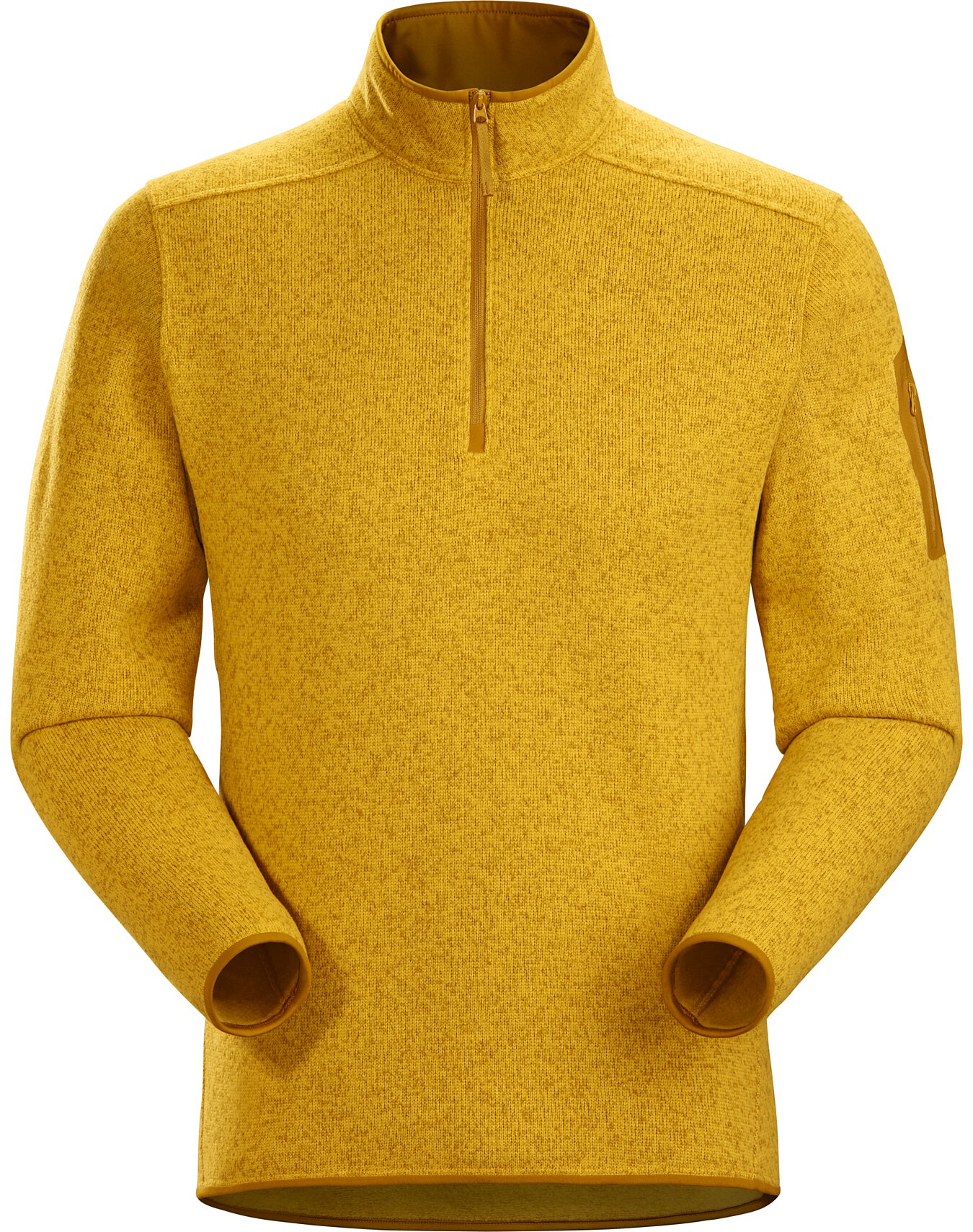 zip neck fleece sweatshirt