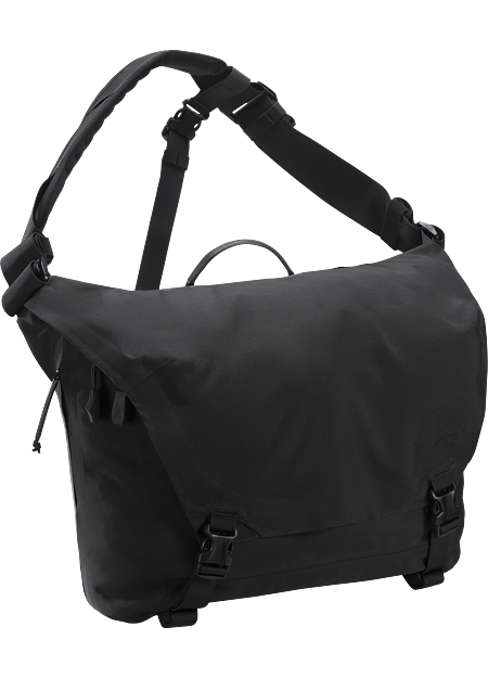 black courier bag
