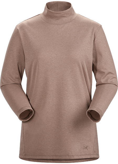 Lumin Mock Neck Women's Jute Heather