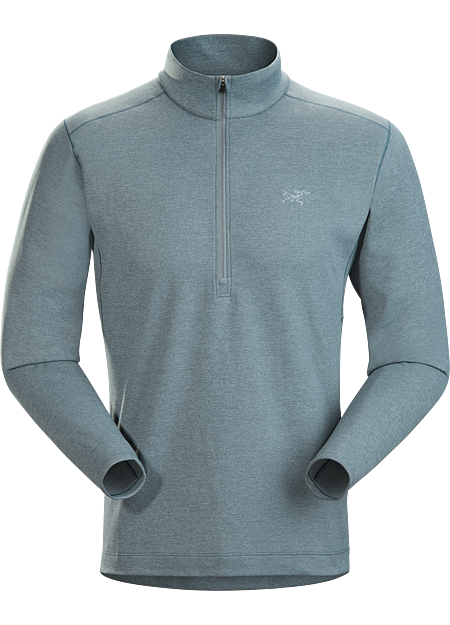 Motus AR Zip Neck LS Men's Crux Heather