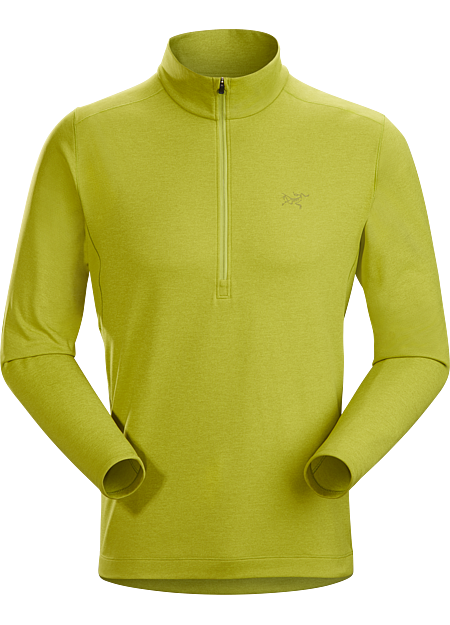 Motus AR Zip Neck LS Men's Glade Heather