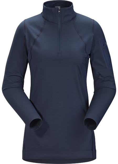 Rho LT Zip Neck Women's Cobalt Moon