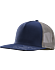 Bird Brim Flat Trucker Hat Cobalt Moon/Symbiome