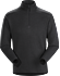 Covert 1/2 Zip Neck Men's Black Heather