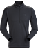 Motus AR Zip Neck LS Men's Black Heather