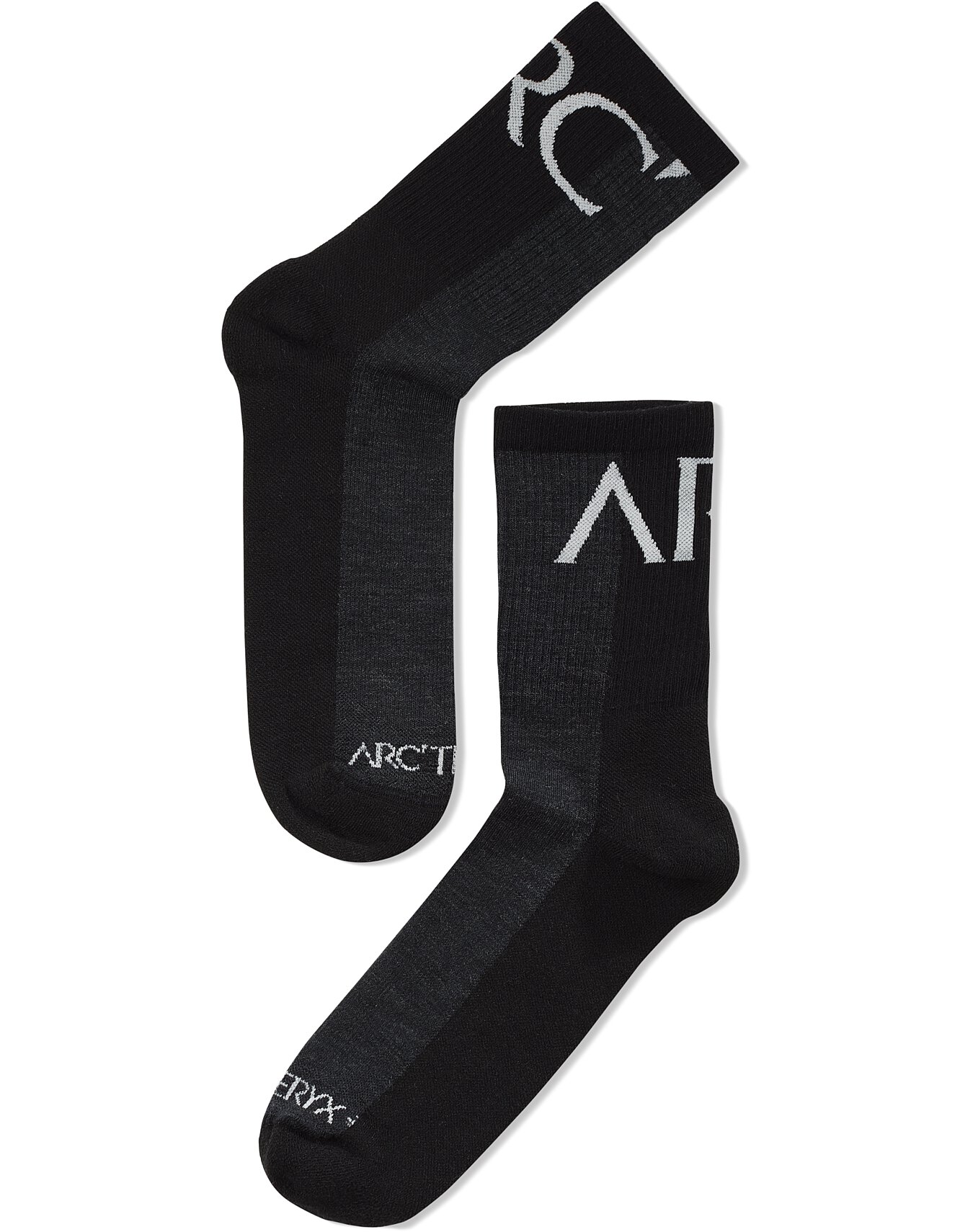 Merino Wool Lightweight 3/4 Crew Sock Black Arc'teryx