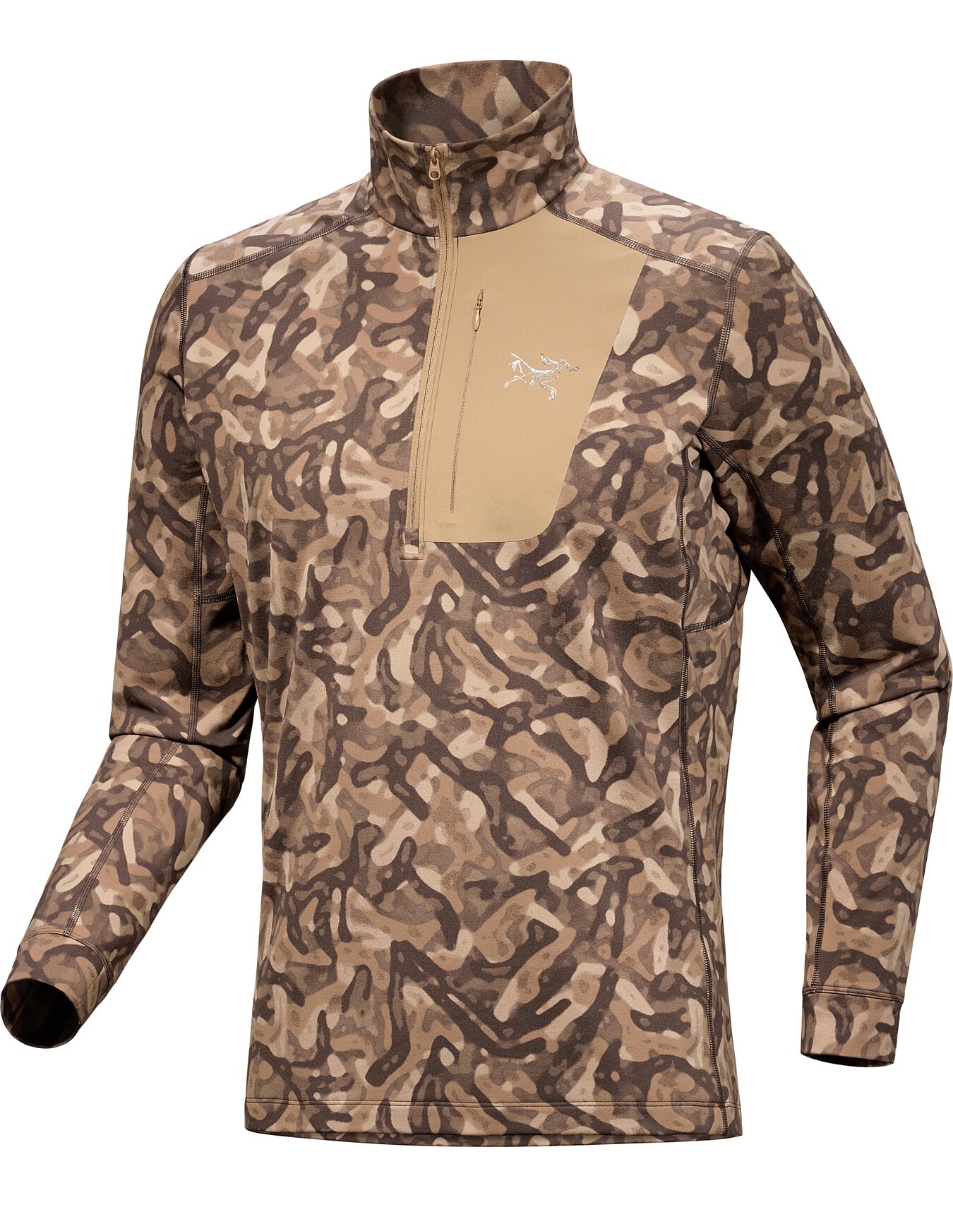 Rho LT Zip Neck Print Men's