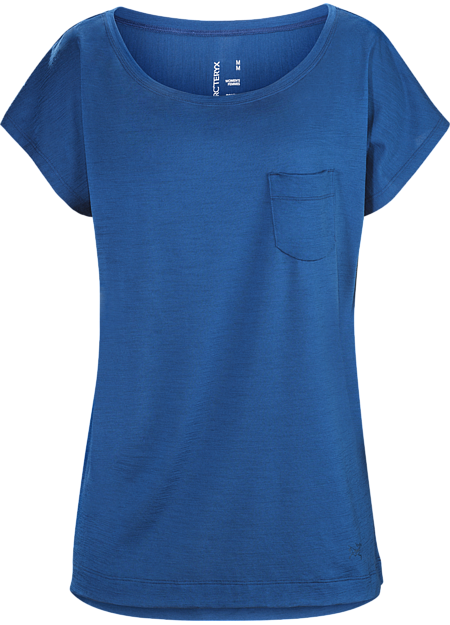A2B Scoop Neck Shirt SS Women's Poseidon