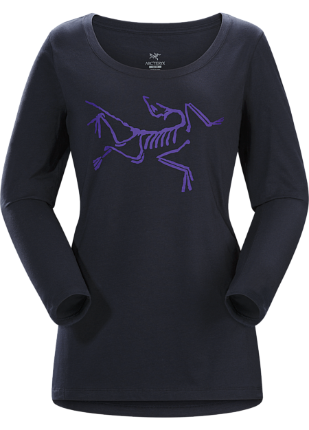 Archaeopteryx T-Shirt LS Women's Black Sapphire