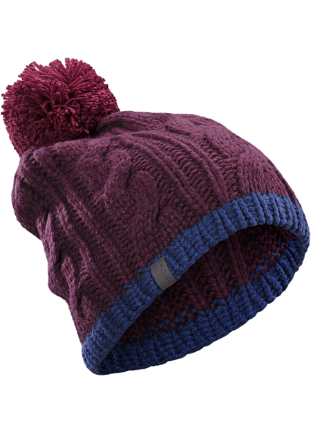 Cable Pom Pom Hat Mandala/Mystic