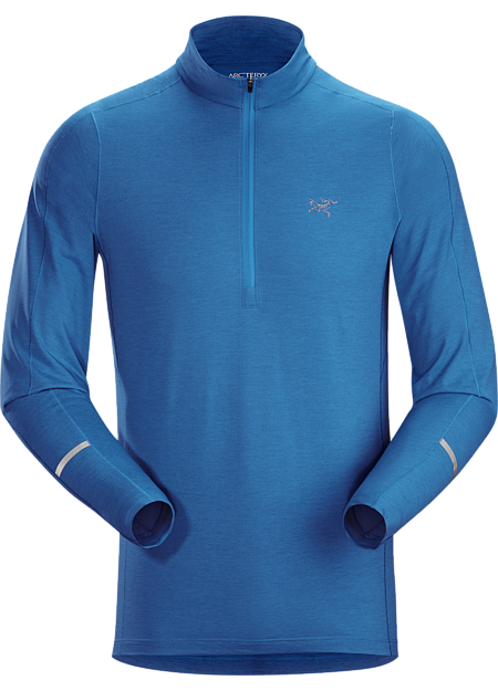 Cormac Zip Neck Shirt LS Men's Deep Cove