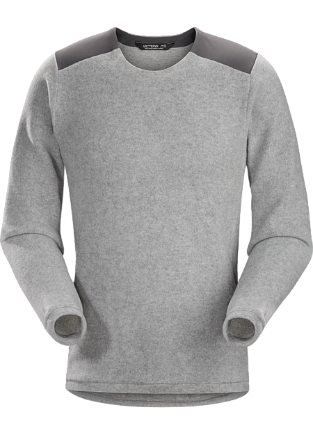 Donavan Crew Neck Sweater Men's Light Grey Heather
