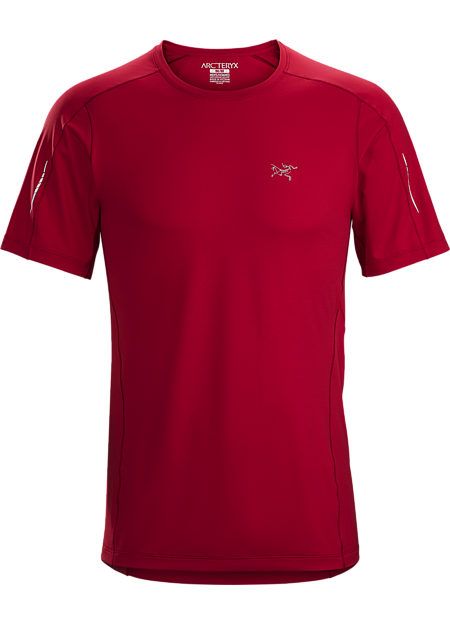 Motus Crew Neck Shirt SS Men's Red Beach