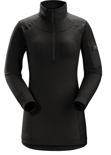 Satoro SV Zip Neck LS Women's Black