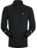 Cormac Zip Neck Shirt LS Men's Black