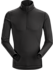 Phase SL Zip Neck LS Men's Black