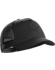 Short Brim Trucker Hat Black