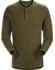 Sirrus Henley LS Men's Dark Moss Heather