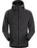 Word On End Full-Zip Hoody Men's Black Heather
