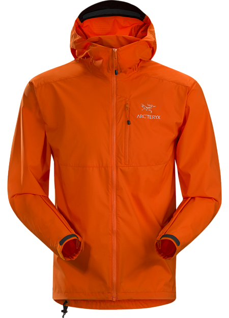 orange arcteryx jacket