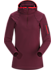 Rho LT Hooded Zip Neck Women's Merbau