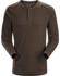 Sirrus Henley LS Men's Carob Heather