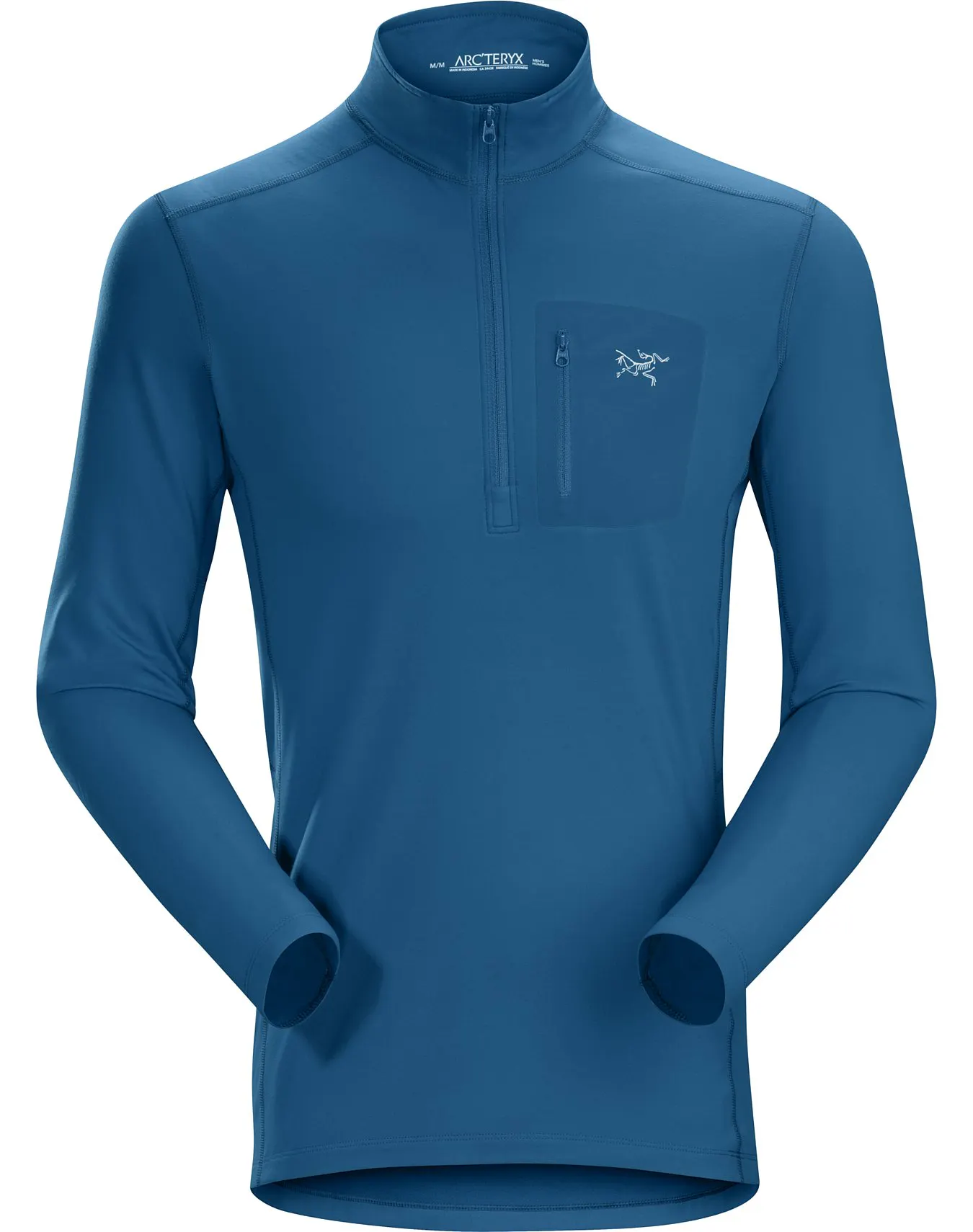 zip neck base layer