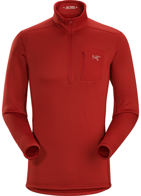 Rho AR Zip Neck Men's Infrared