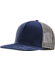 Bird Brim Flat Trucker Hat Cobalt Moon/Symbiome