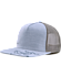 Bird Brim Flat Trucker Hat Grey Heather/Symbiome