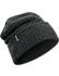 Chunky Knit Toque Black Heather