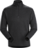 Covert 1/2 Zip Neck Men's Black Heather