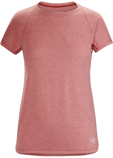 pink crew neck shirt