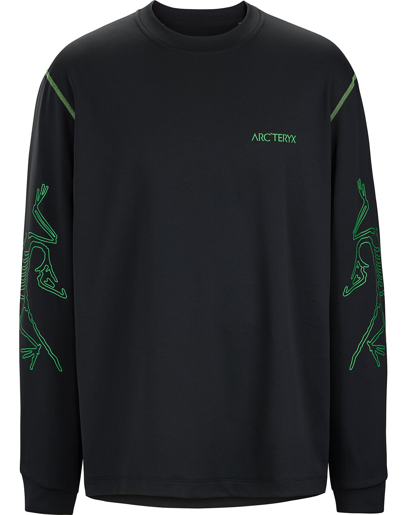 ARC'TERYX Copal LS Bird Sleeve Tee 黒 - Tシャツ