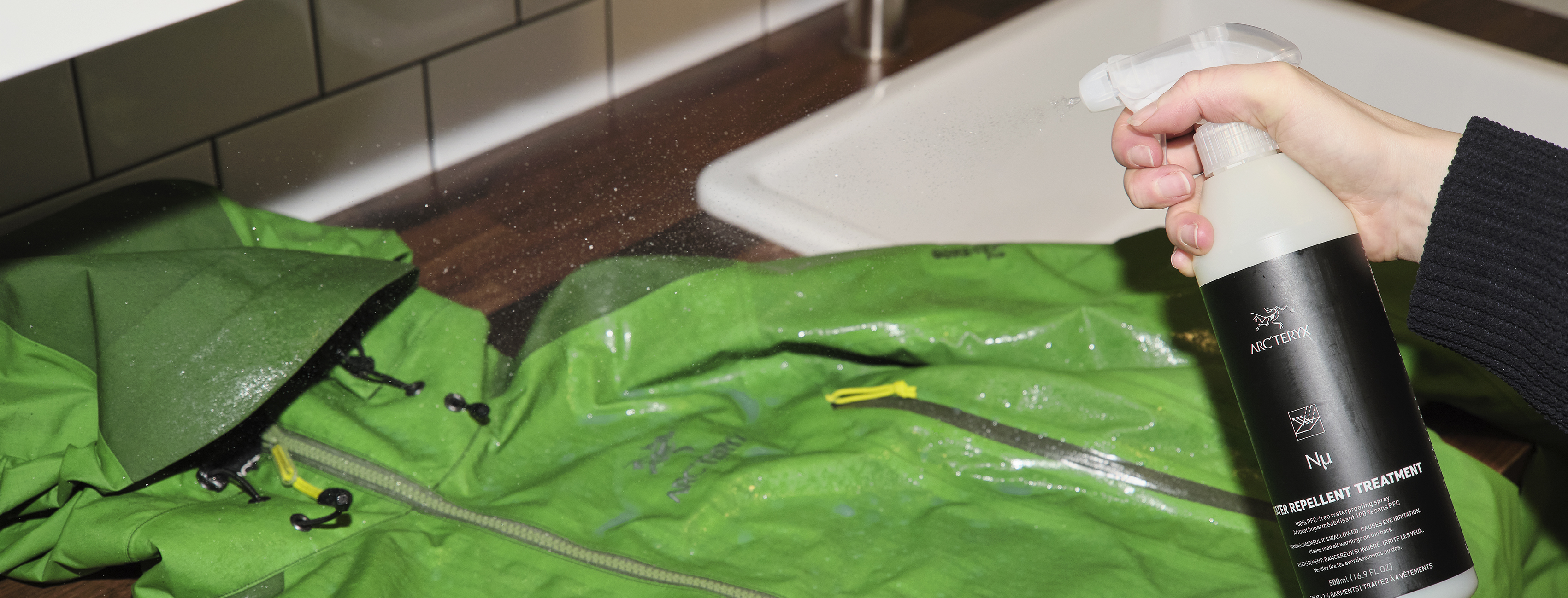 Washing arcteryx rain sales jacket