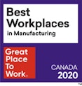 Great Place To Work Best Workplaces in Manufacturing 2020