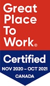 Great Place To Work November 2020 - November 2021