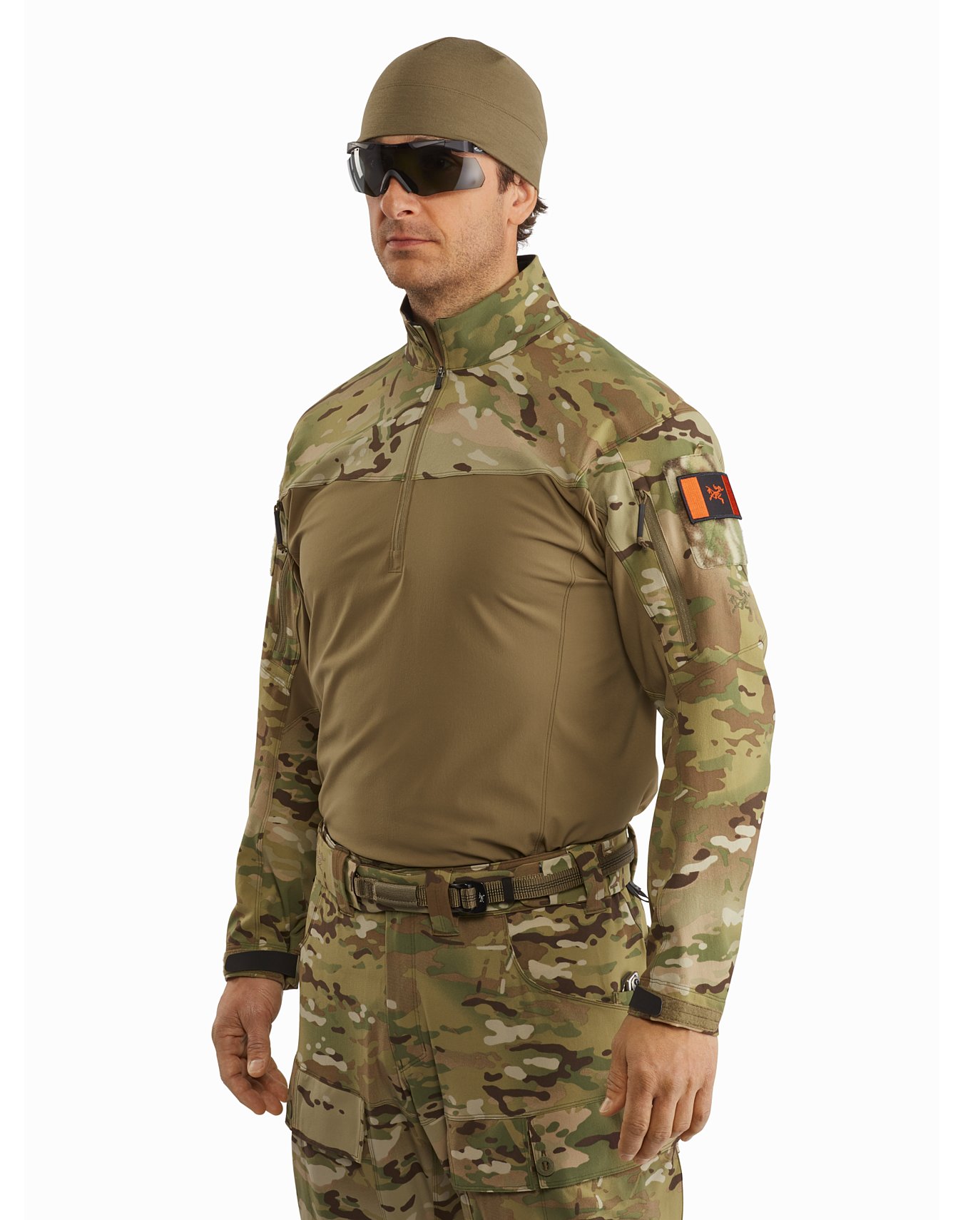 Assault Shirt SV MultiCam 3 4 Left