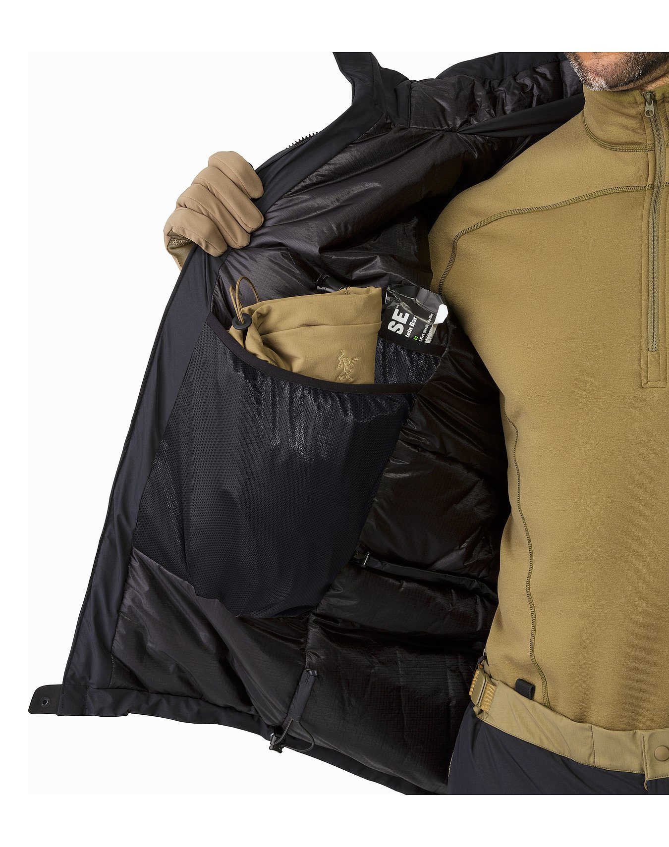 Cold WX Jacket SV Black Internal Pocket