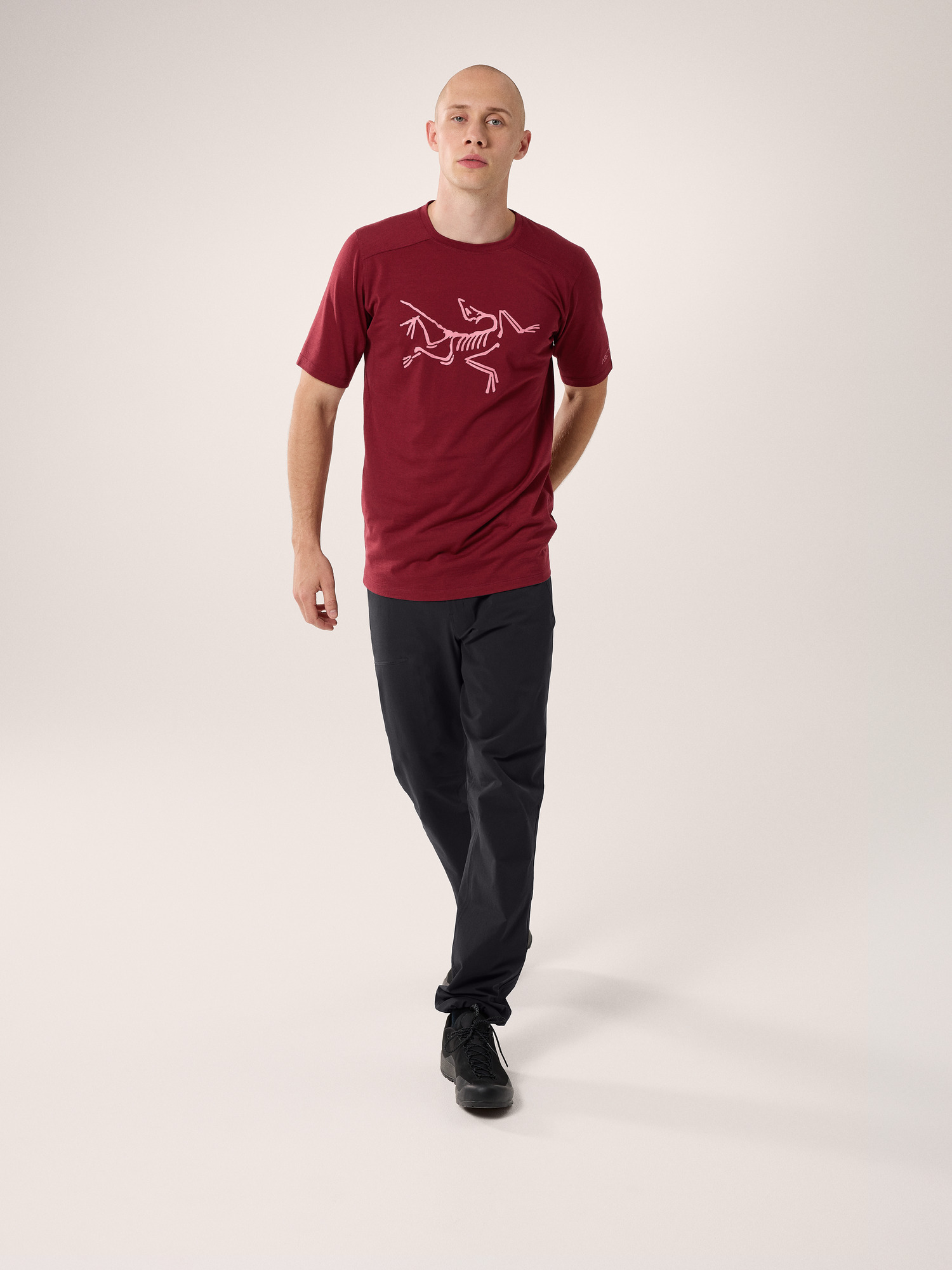 Ionia Merino Wool Logo Shirt SS Men